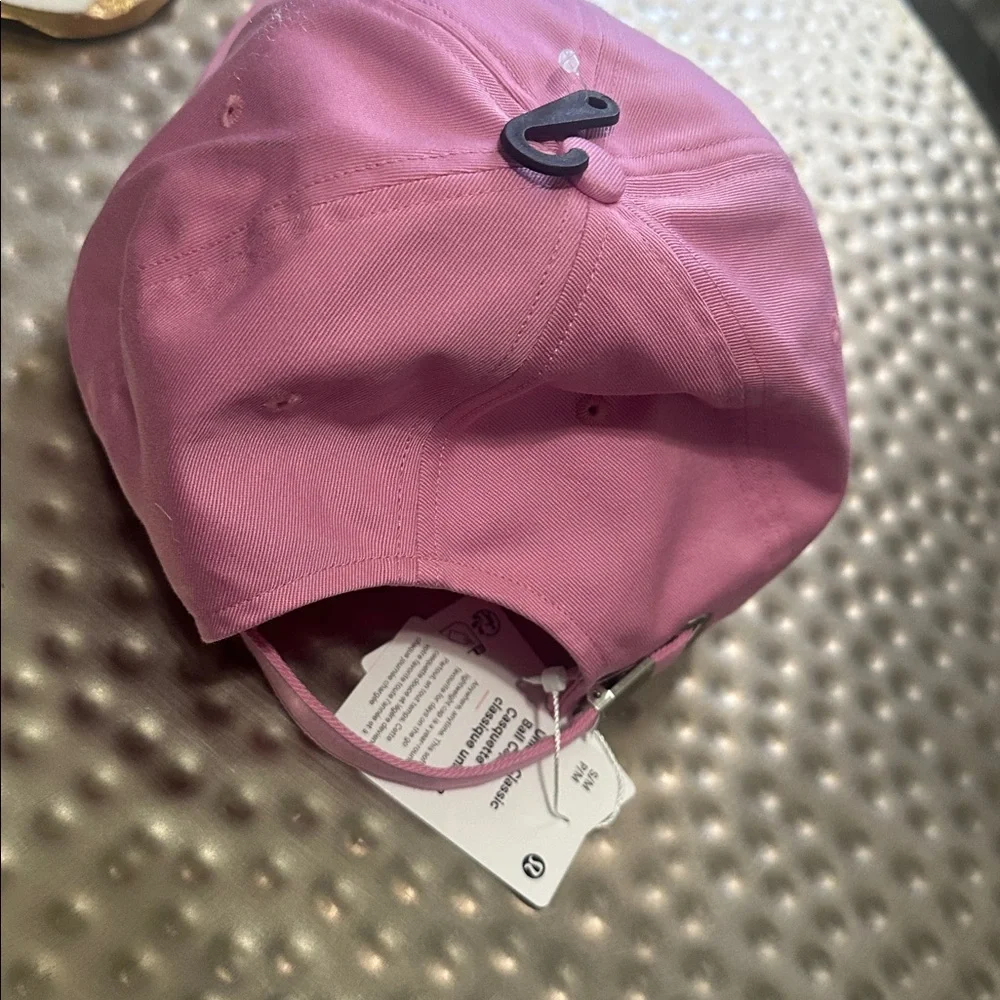 NWT Lululemon Classic Ball Cap *Wordmark Pink frost blissful pink unisex - Picture 4 of 8